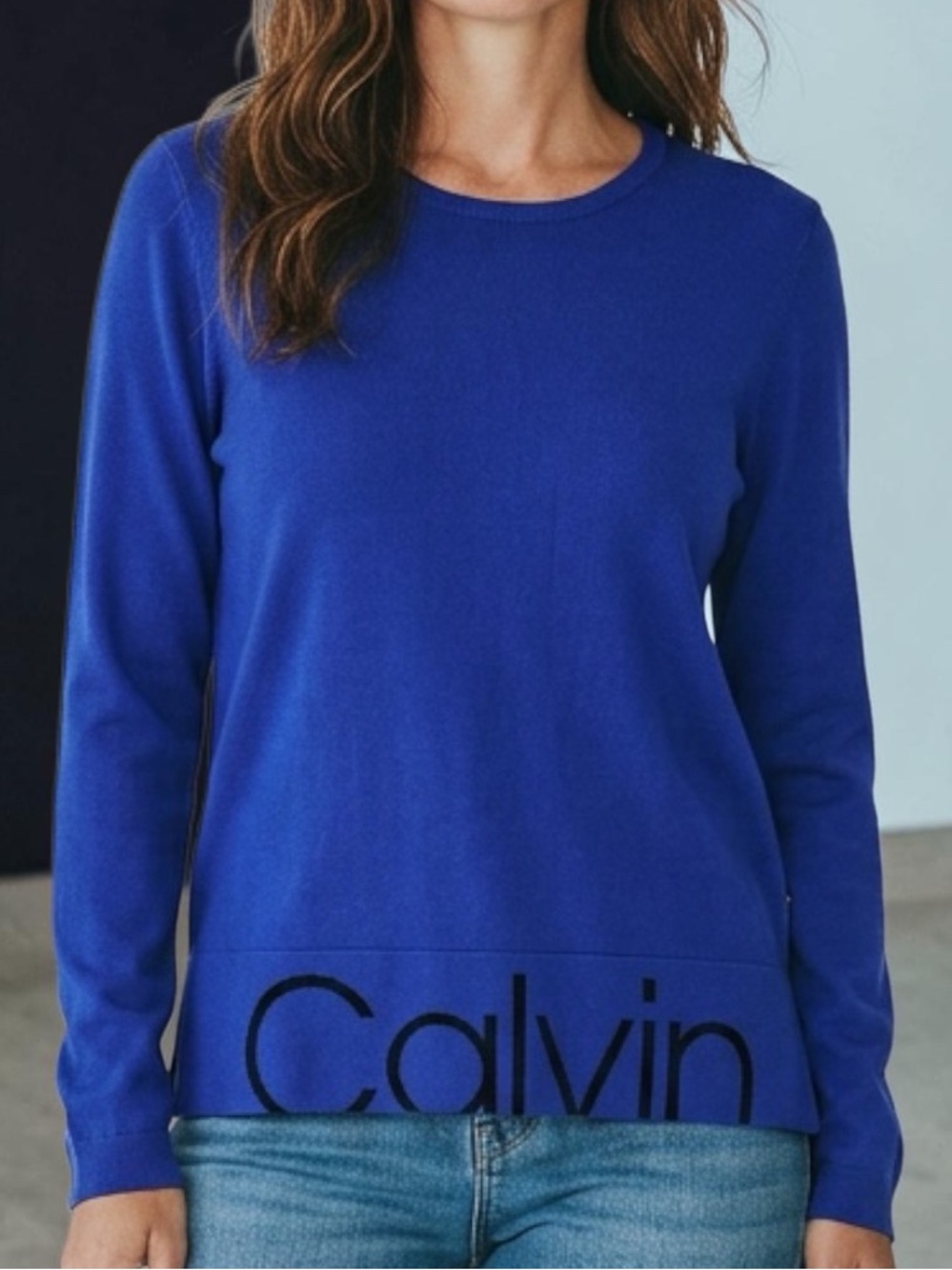 Calvin Klein Royal Blue Crewneck Pullover
